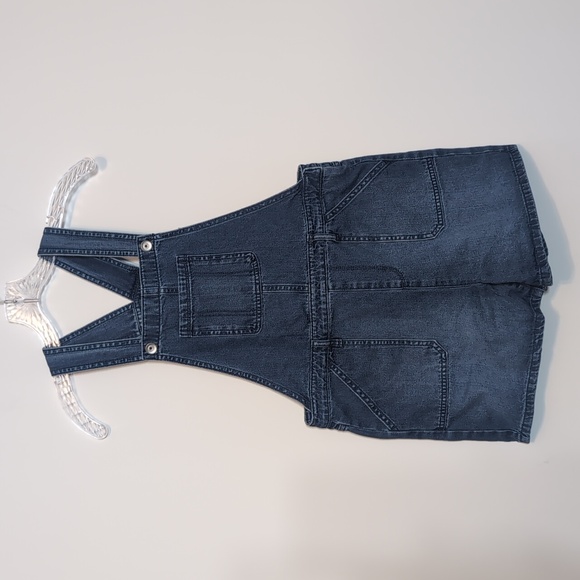 Children's Place Denim Overalls Shorts - Picture 1 of 5